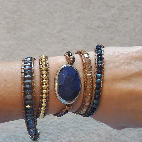 Jewelry - NWOT Boho Beaded Wrap Bracelet